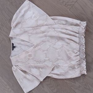 Banana Republic snake print top